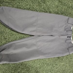 Girls Mizuno Gray Softball Pants
